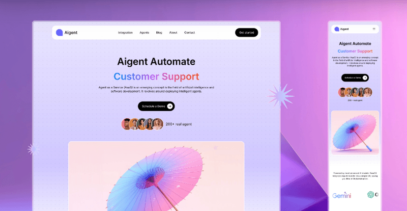 Clever SaaS Landing Page